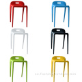 Lågryggbar ABS Stackable Plastic Dining Chair